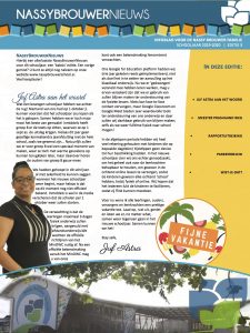 Nassy Brouwer School Nieuwsbrief 2020-08 Cover